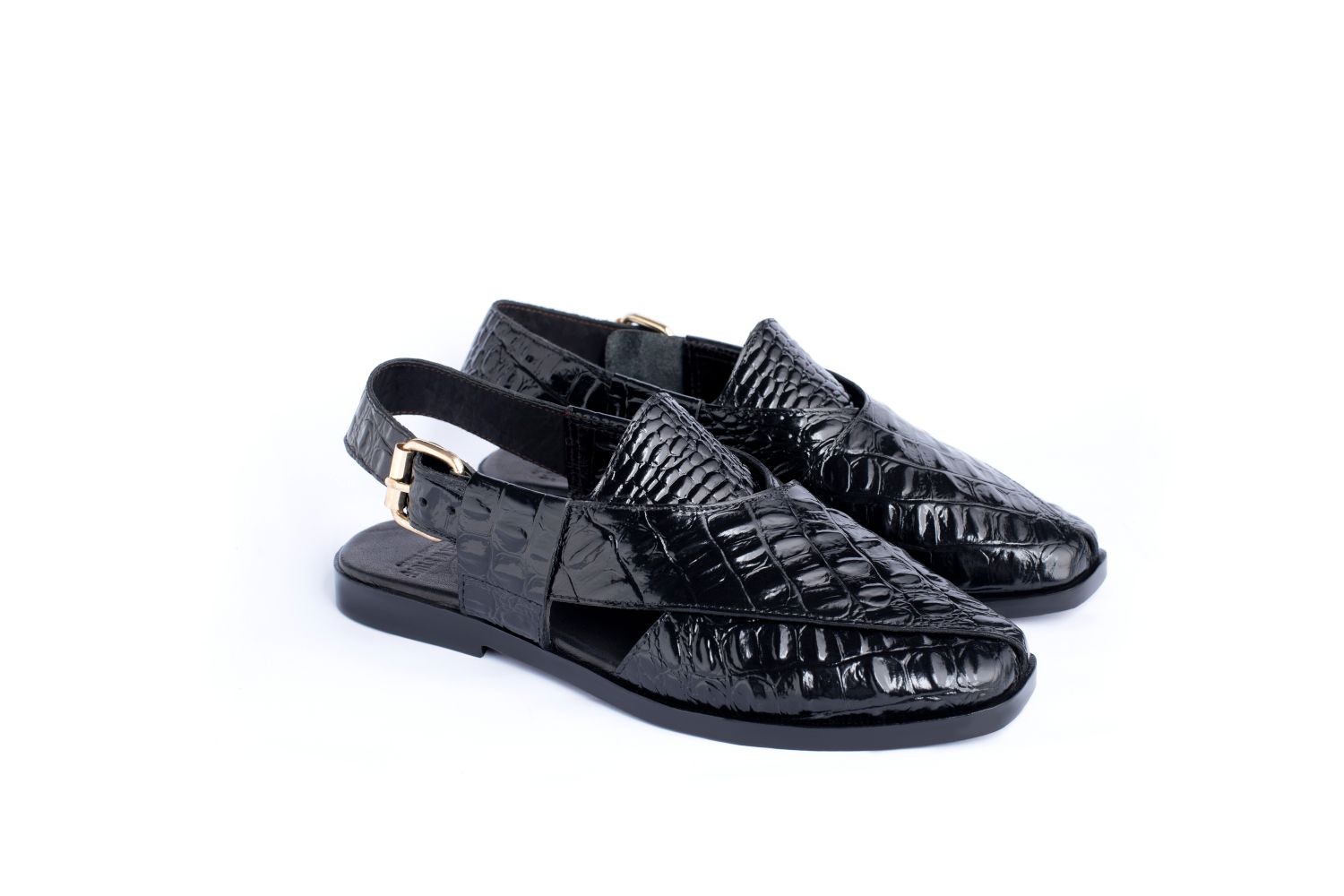 PAKH. CROC BLACK