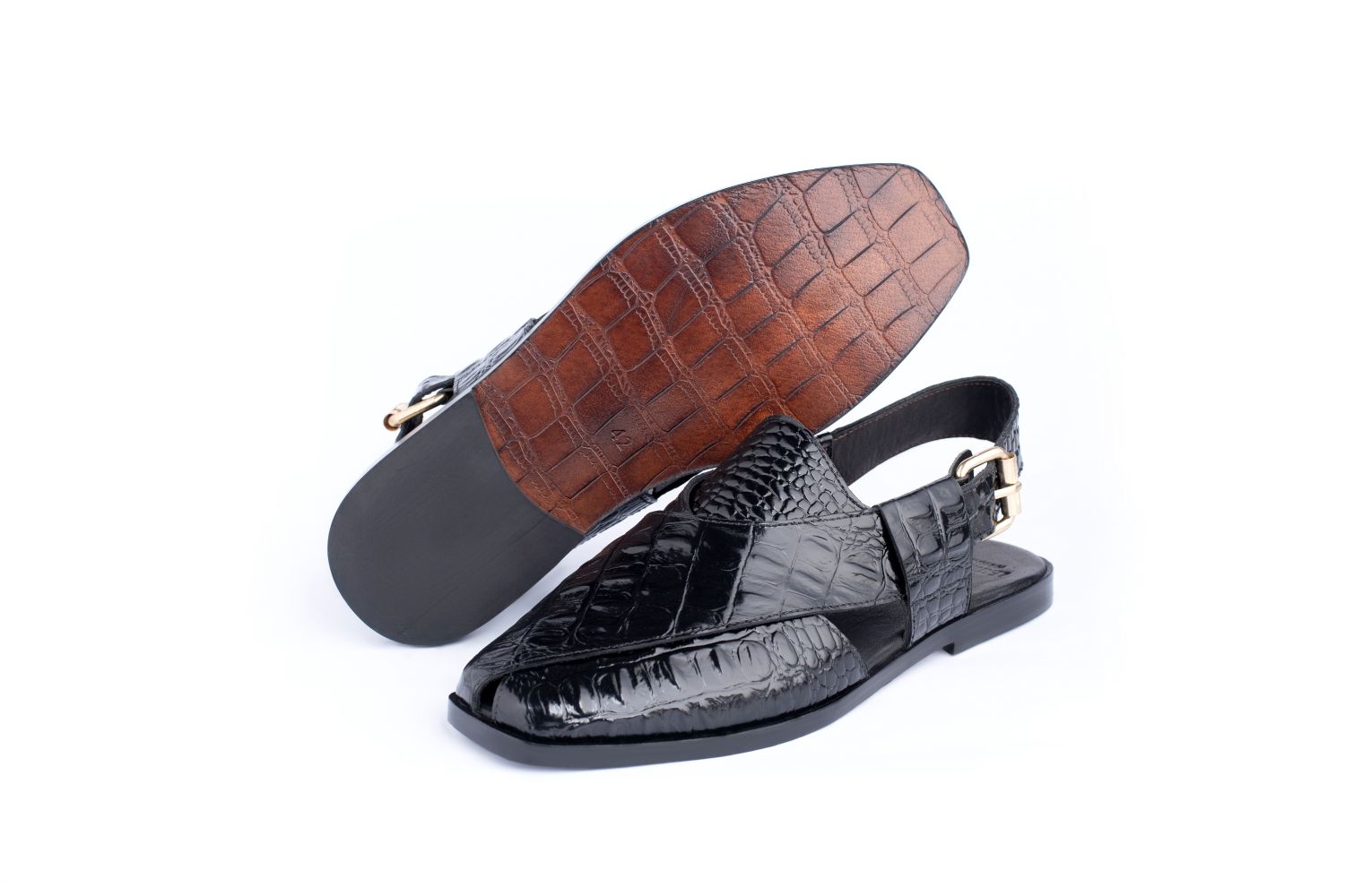 PAKH. CROC BLACK